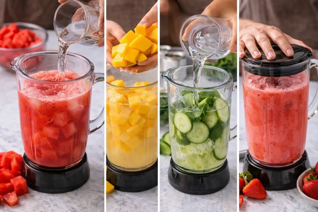 Aguas Frescas Saludables: 4 Recetas Refrescantes y Fáciles