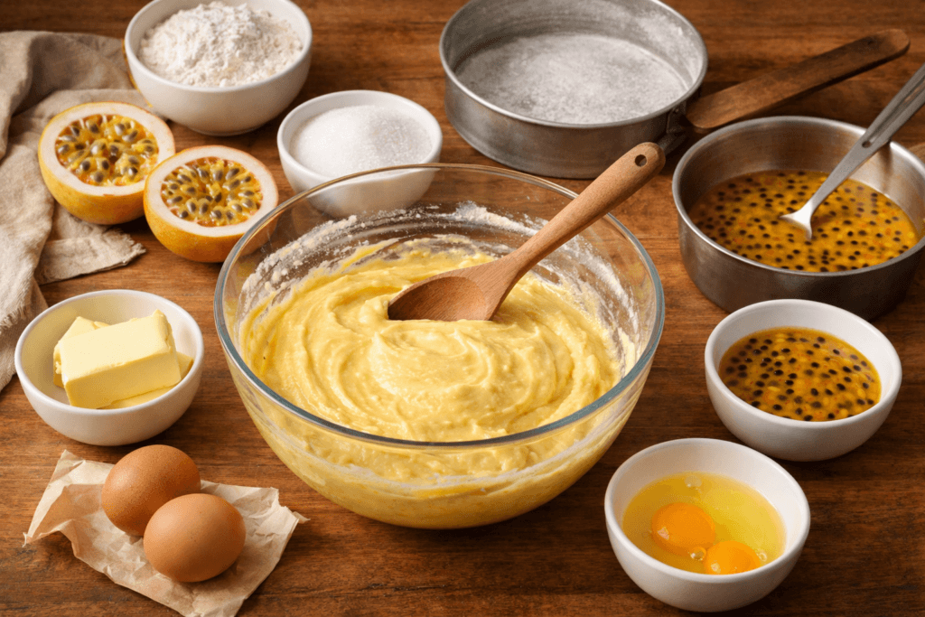 Bizcocho de Maracuyá: El pastel que sabe a verano y a abrazos