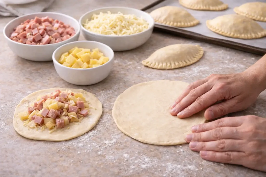 Empanadas hawaianas horneadas: jugosas y irresistibles