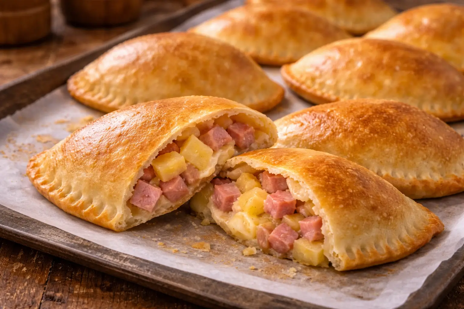 Empanadas hawaianas horneadas: jugosas y irresistibles