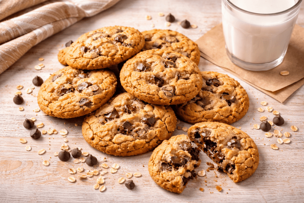 Galletas de Avena y Chocolate: la Receta Casera que Todos Están Haciendo