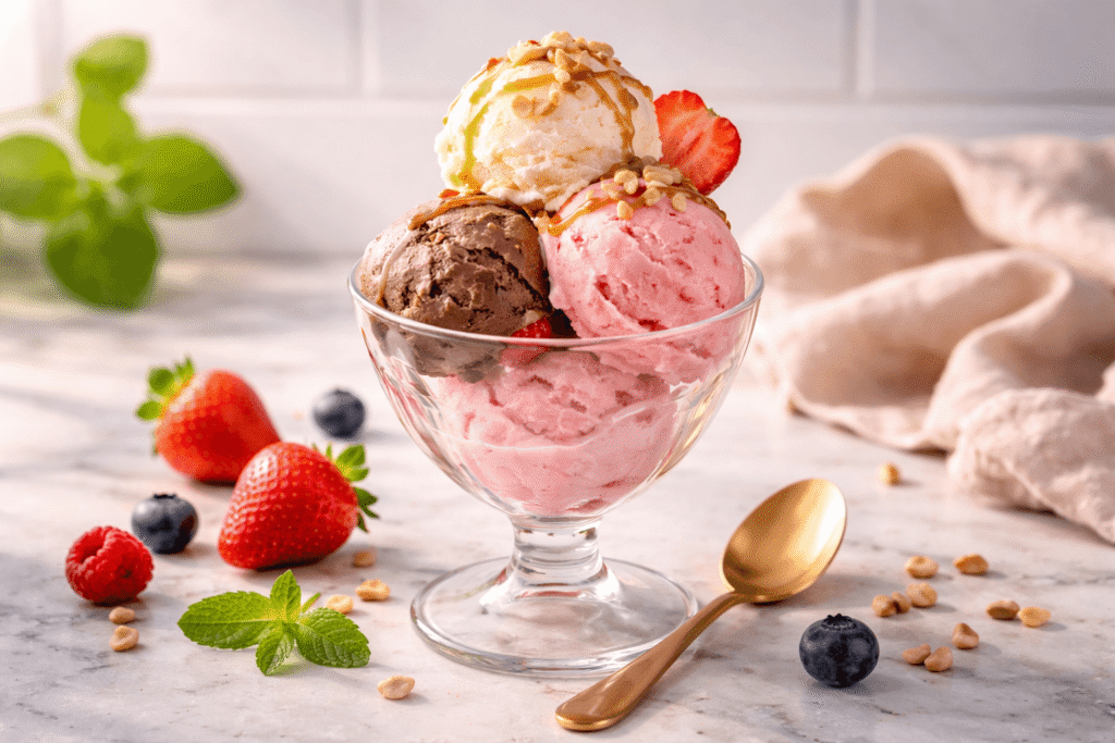 Helado Casero de 3 Ingredientes: Solo 3 Ingredientes y Queda Deliciosa