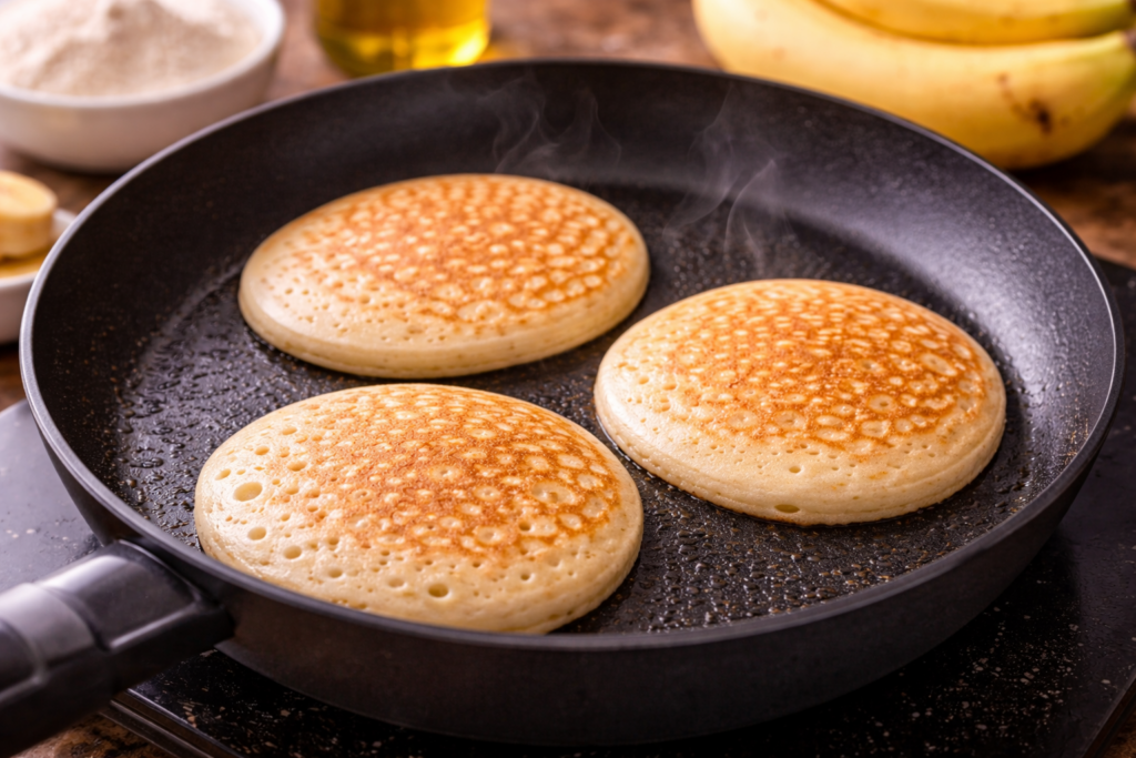 Panqueques de Plátano y Avena: Desayuno Saludable Fácil