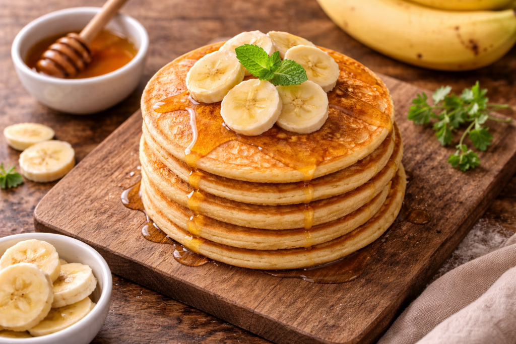 Panqueques de Plátano y Avena: Desayuno Saludable Fácil