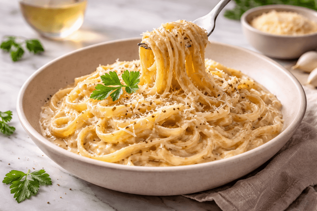 Pasta Cremosa con Queso: Lista en 15 Minutos y con Sabor de Siempre