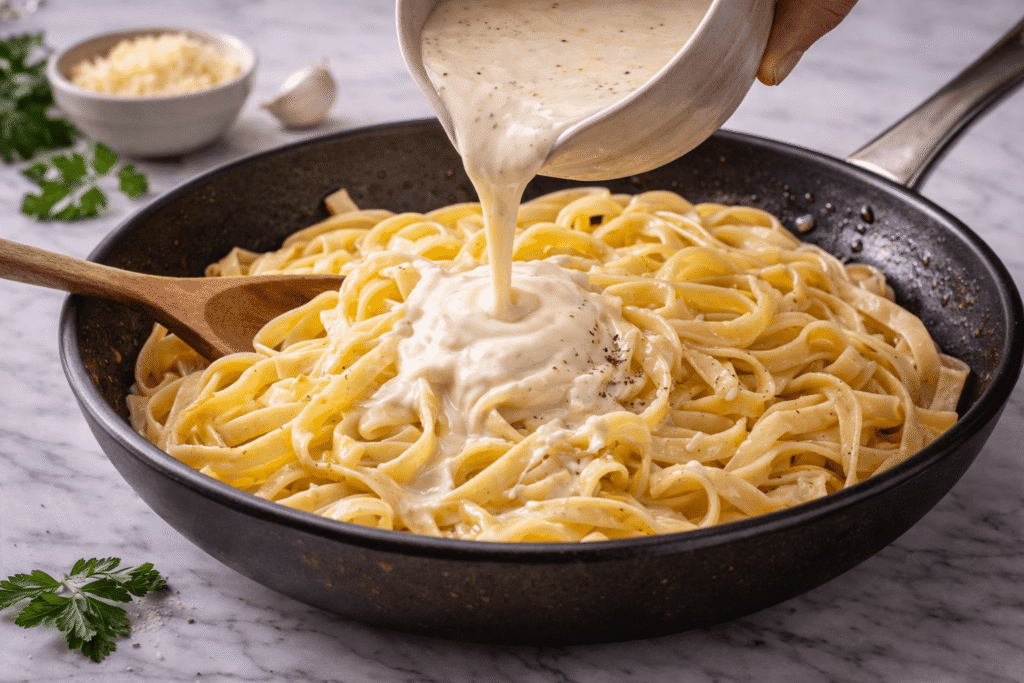Pasta Cremosa con Queso: Lista en 15 Minutos y con Sabor de Siempre