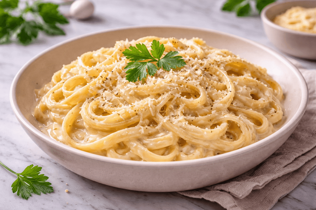 Pasta Cremosa con Queso: Lista en 15 Minutos y con Sabor de Siempre