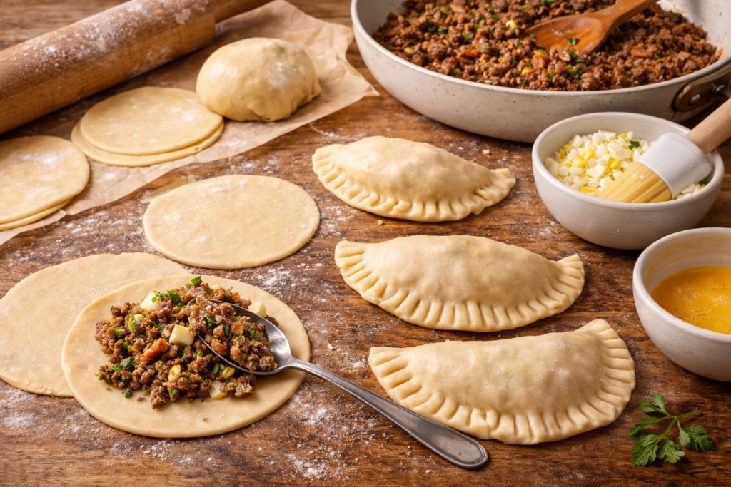 Pastel Casero de Carne: Masa Crujiente y Relleno Irresistible