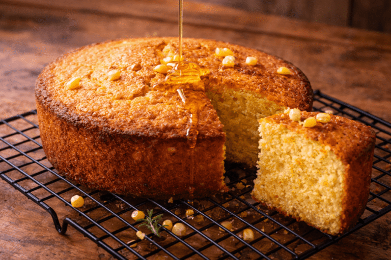 Pastel Casero de Harina de Maíz