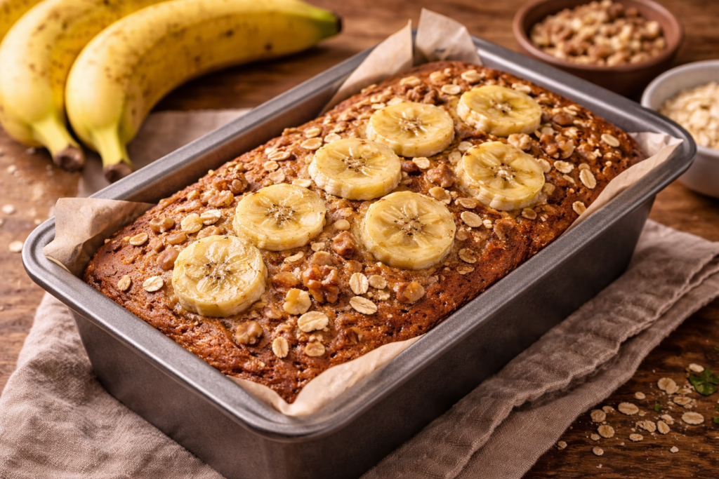 Pastel de Plátano Fit: Sin Azúcar y Lleno de Sabor