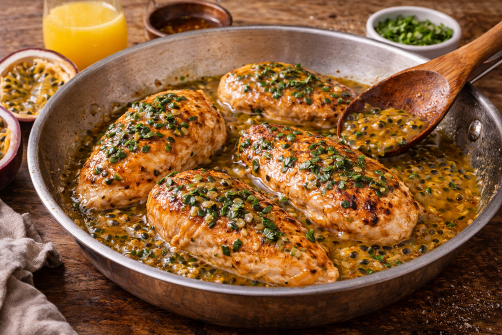 Pollo con Salsa de Maracuyá: Receta Fácil e Irresistible