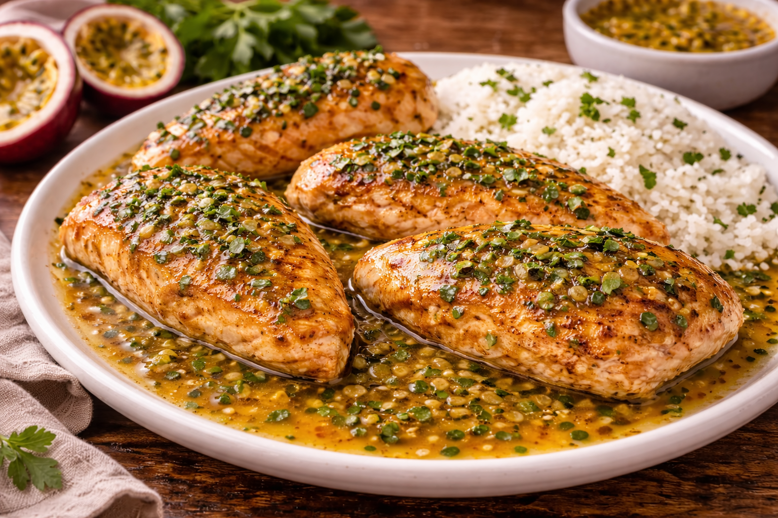 Pollo con Salsa de Maracuyá: Receta Fácil e Irresistible