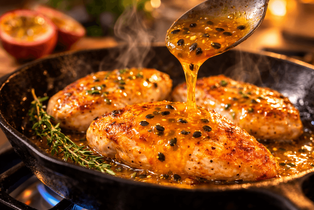 Pollo con Salsa de Maracuyá: Receta Muy Fácil