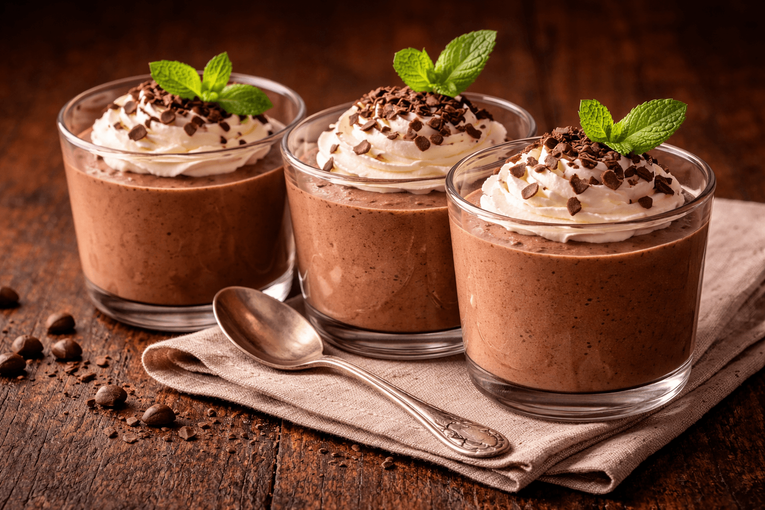 Postre de Chocolate en 10 Minutos: Cremoso, Irresistible y Sin Horno