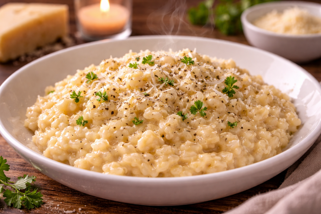 Risotto de Champiñones: La Receta Perfecta para Cenar Especial