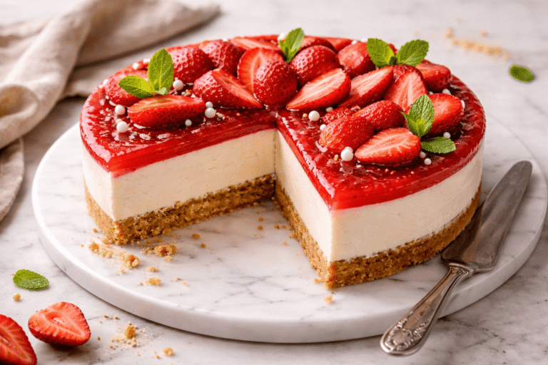 Tarta de Queso Sin Horno: la Receta Más Fácil y Cremosa que Existe