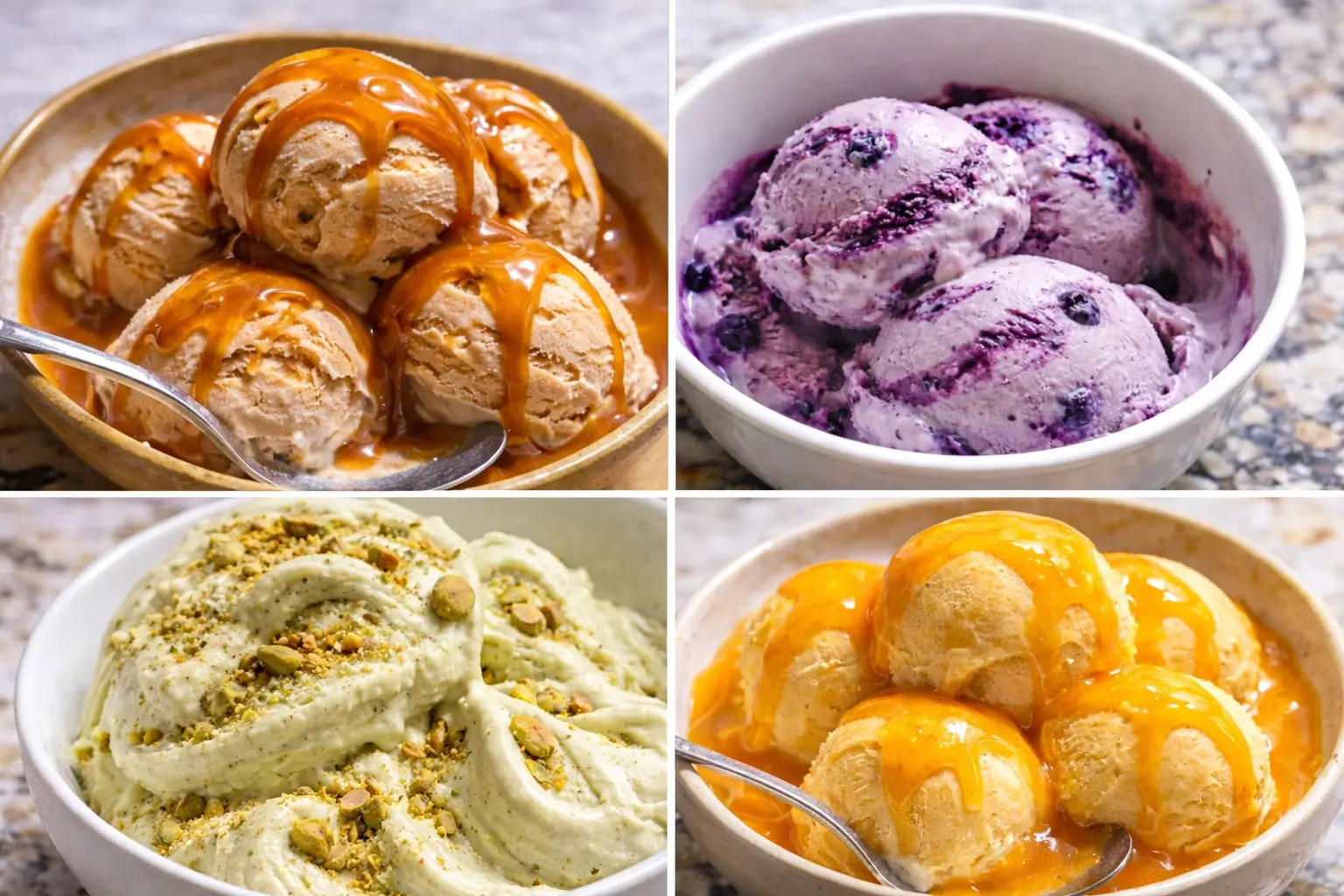 4 Recetas de Helados Cremosos: Sabores Irresistibles en Casa