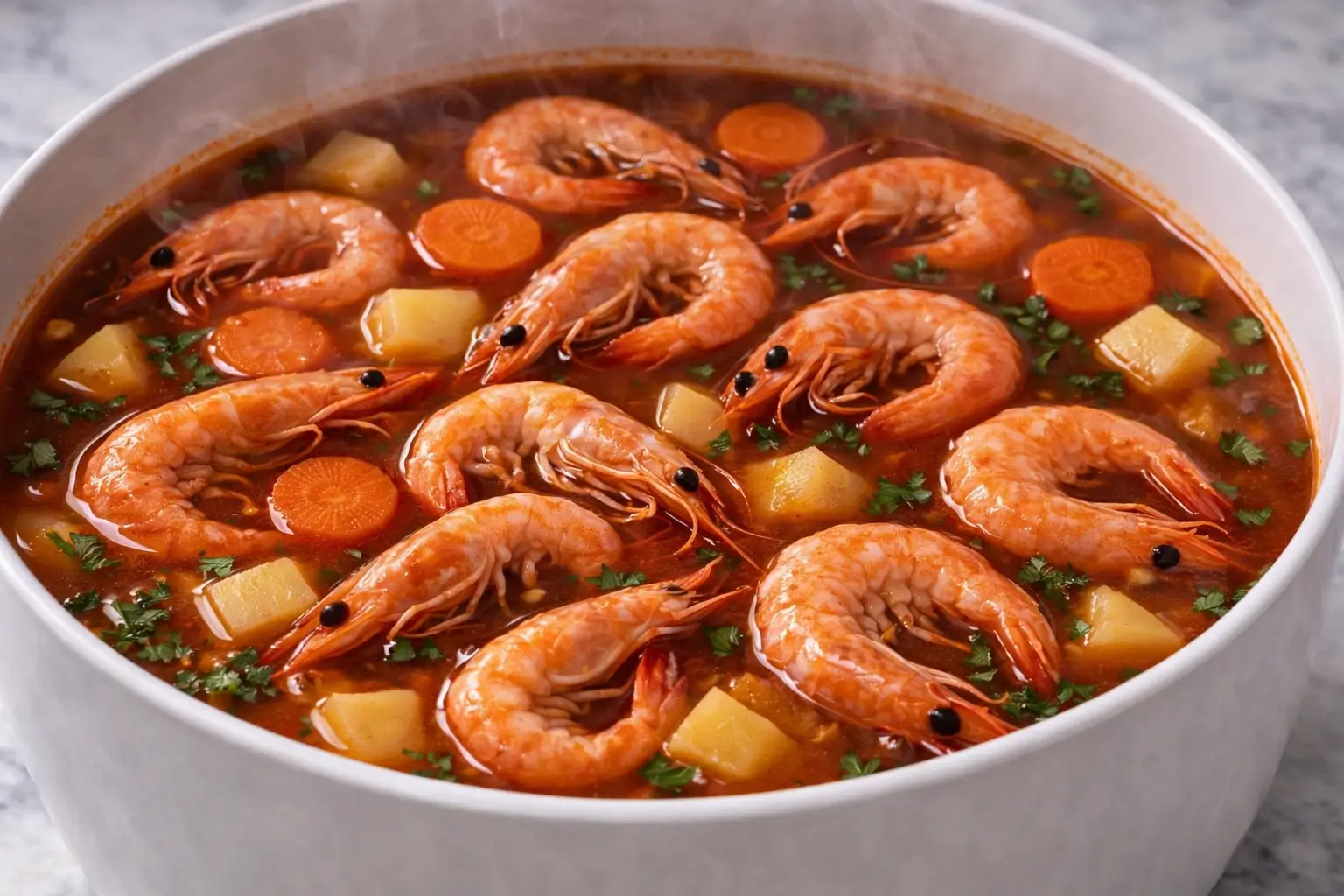Caldo de Camarón Casero: Reconfortante, Picante y Fácil