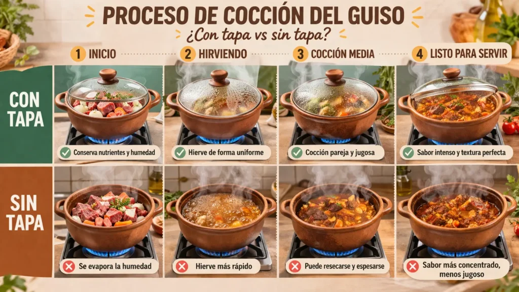 Cocinar con Tapa y sin Tapa: ¿Cuál es la Diferencia?