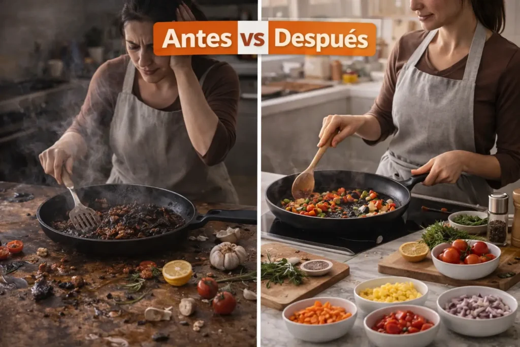 Cómo Organizar tu Cocina para Cocinar Más Rápido (y Sin Estrés)