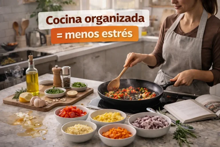 Cómo Organizar tu Cocina para Cocinar Más Rápido (y Sin Estrés)