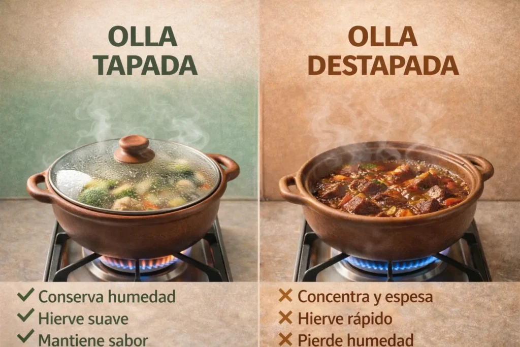 Cocinar con Tapa y sin Tapa: ¿Cuál es la Diferencia?