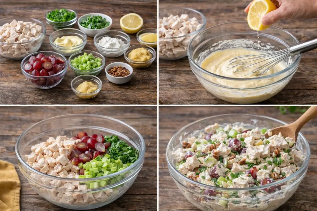 Ensalada de Pollo Cremosa: Fácil, Fresca y Deliciosa