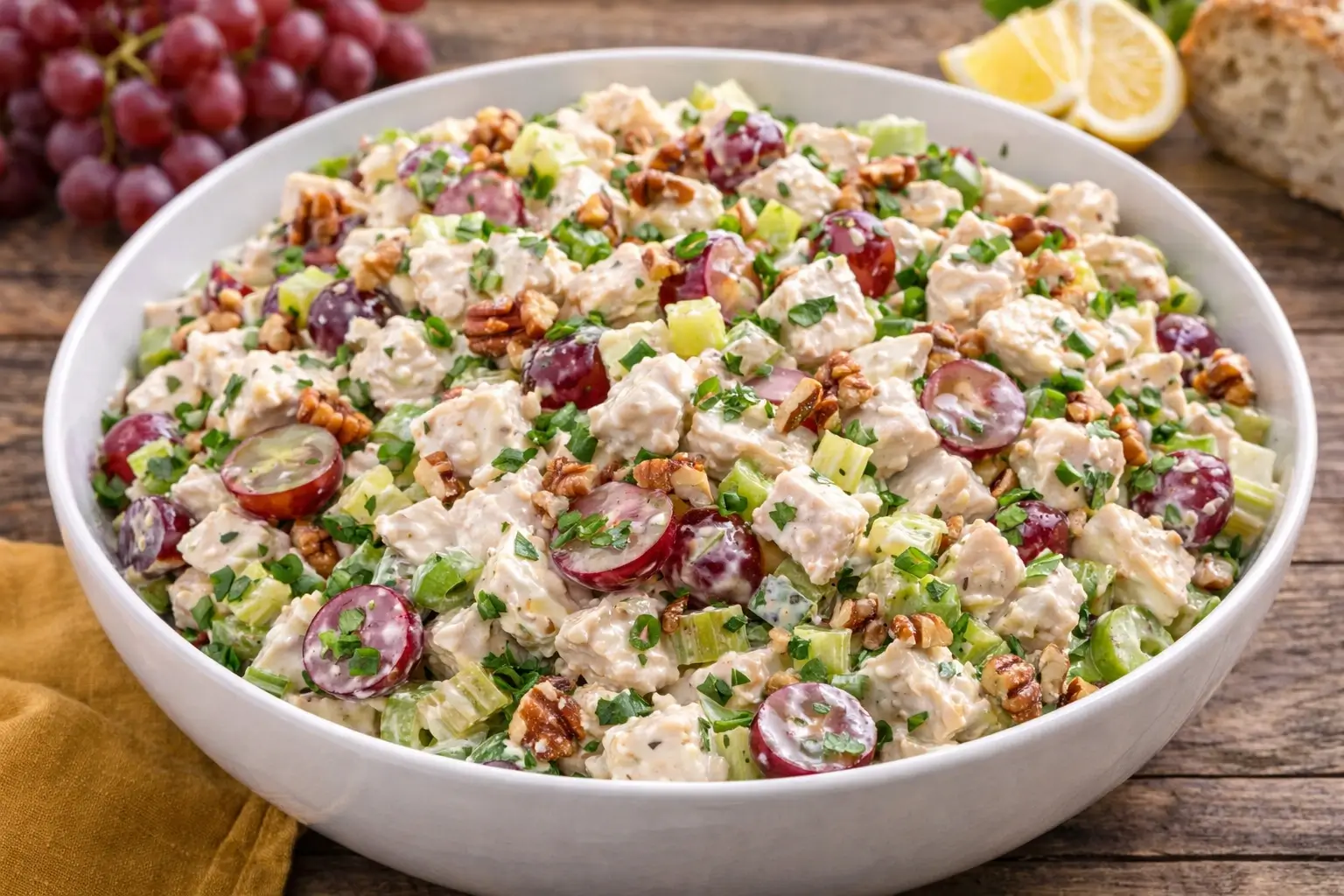 Ensalada de Pollo Cremosa: Fácil, Fresca y Deliciosa