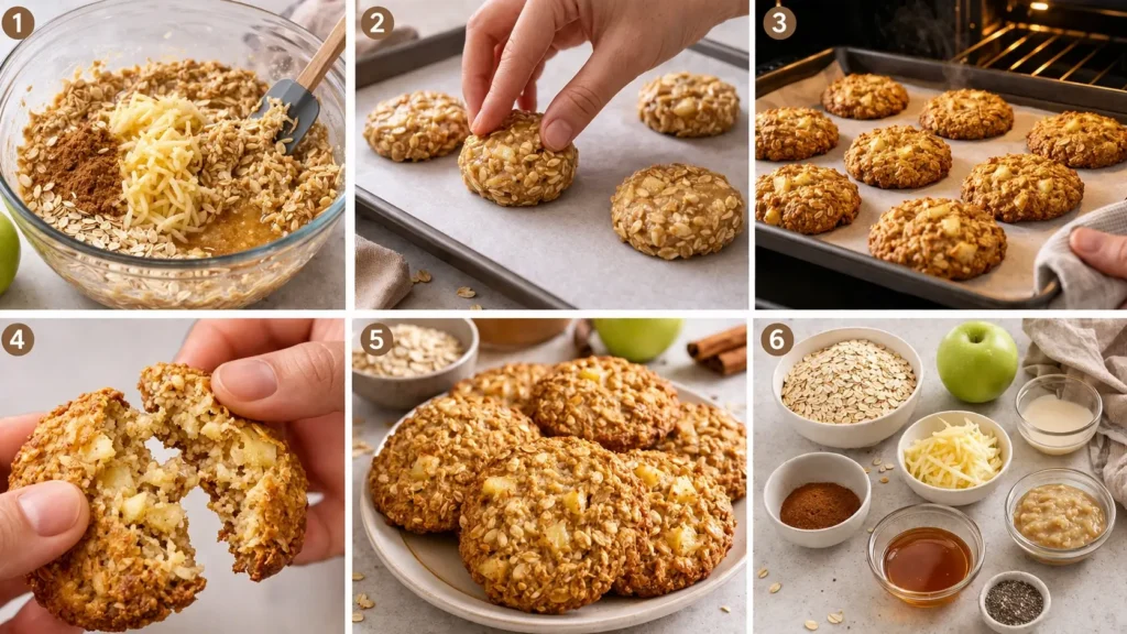 Galletas de Avena con Manzana: Saludables, Fáciles y Deliciosas