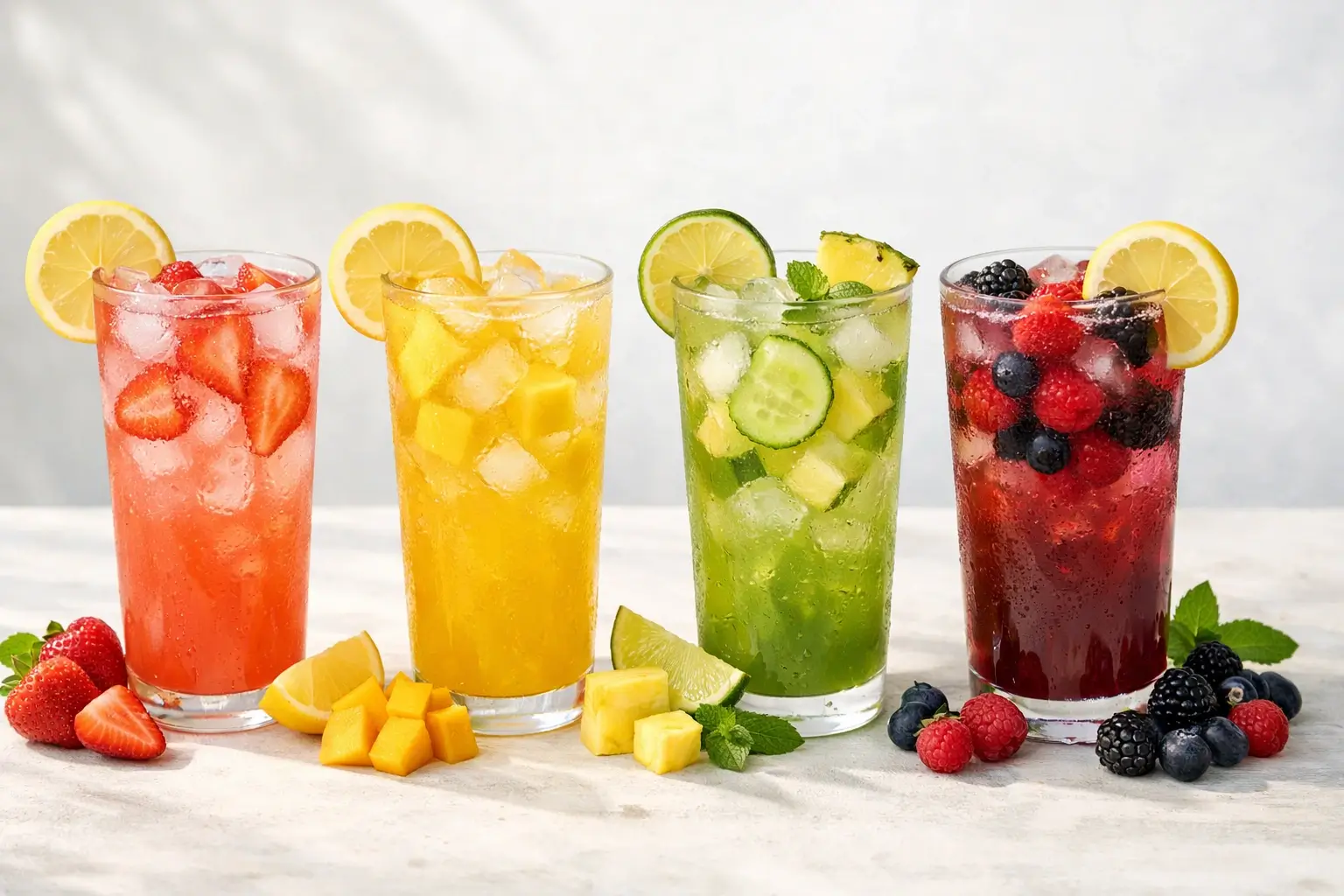 Limonadas de Sabores Caseras: 4 Recetas Refrescantes y Fáciles