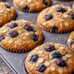 Panquecitos de Avena con Arándanos: Suaves y Saludables