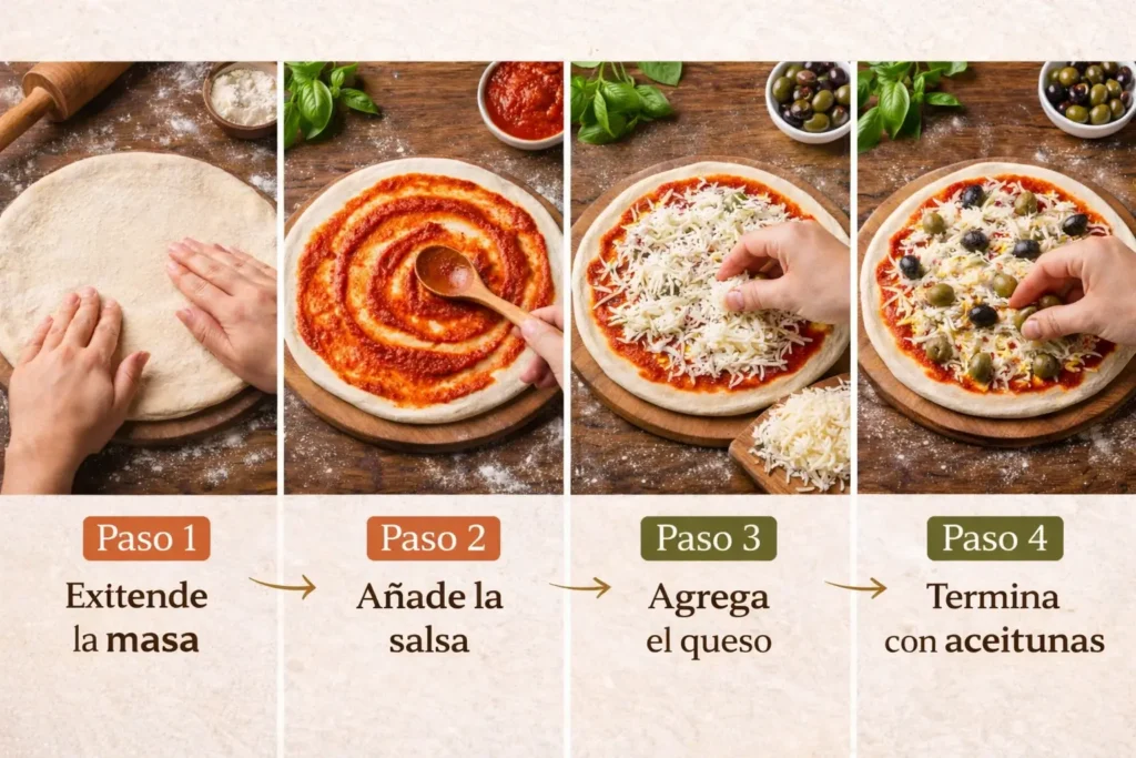 Pizza Casera Fácil: Masa Esponjosa y Sabor Irresistible