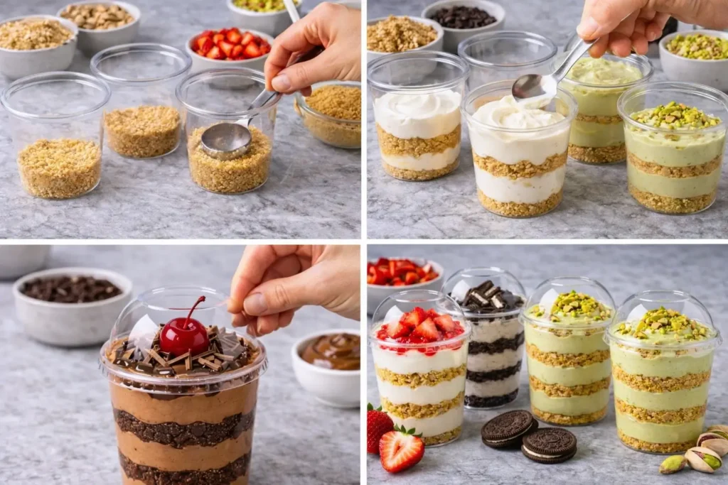 Vasitos de Postres: 4 Sabores Irresistibles y Fáciles