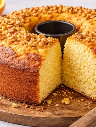 Pastel de Naranja con Nueces: Esponjoso y Perfecto Siempre