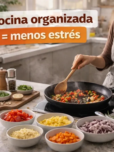 Cómo Organizar tu Cocina para Cocinar Más Rápido (y Sin Estrés)