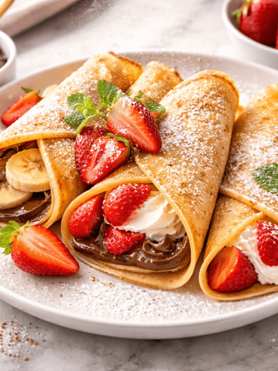 Crepes Dulces Caseros: la Merienda Dulce con Ingredientes Simples que Conquista