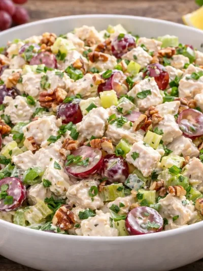 Ensalada de Pollo Cremosa: Fácil, Fresca y Deliciosa