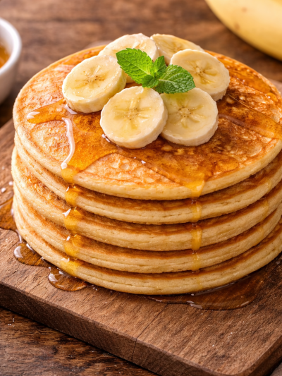 Panqueques de Plátano y Avena: Desayuno Saludable Fácil