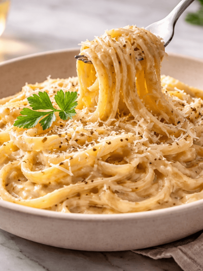 Pasta Cremosa con Queso: Lista en 15 Minutos y con Sabor de Siempre